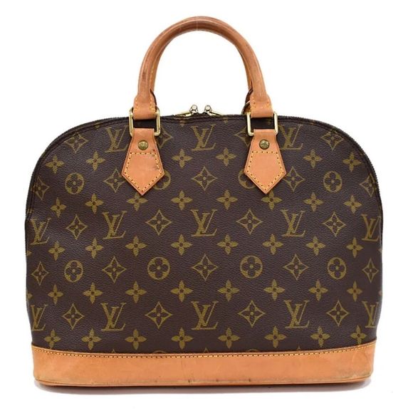 LOUIS VUITTON Alma Monogram Top Handle Crossbody Shoulder Bag VI0916 - Picture 4 of 17